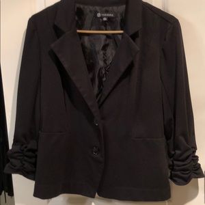 3/4 sleeve blazer jacket